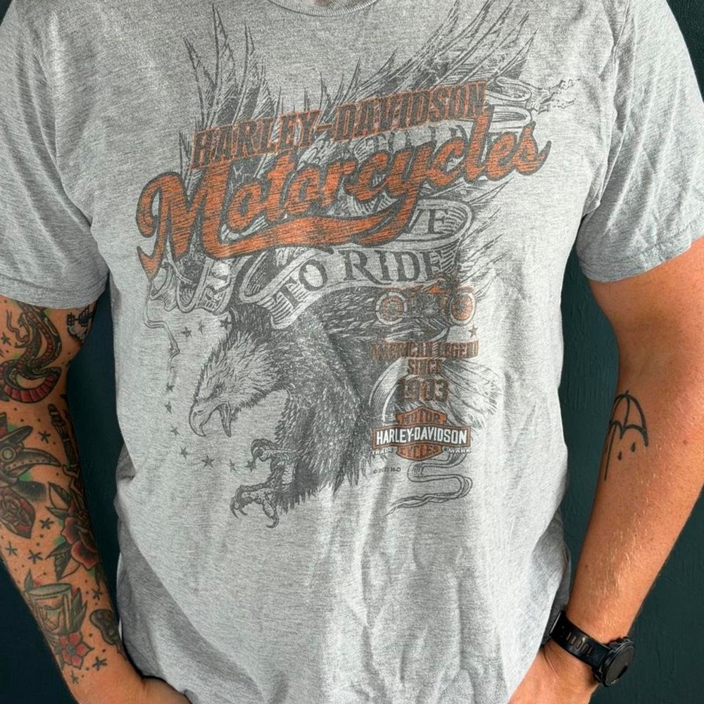 Harley-Davidson Eagle Graphic Tee Size L